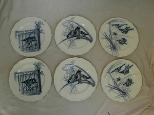 BWN &Co,ANTIKE ENGLISCHE KERAMIKTELLER,CANOVA MUSTER,SECHSER SET, ENDE 19. - Bild 1 von 13