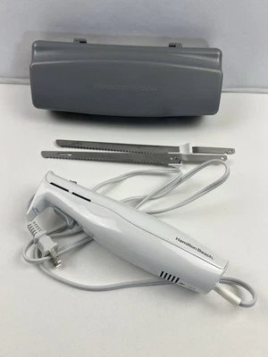 Hamilton Beach Electric Carving Knife w/Gray Storage Case 74250R TESTED — 第 1/4 张图片