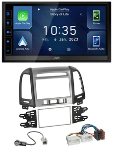 JVC DAB Bluetooth MP3 USB 2DIN Autoradio für Hyundai Santa Fe 3 Schalter 06-12 - Bild 1 von 9