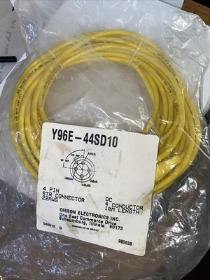 OMRON Y96E-44SD10 4 fios 10 metros conjunto de cabos reto NOVO - Imagem 1 de 4