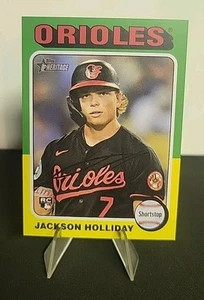 2024 Topps Heritage High Number Jackson Holliday #692 RC Orioles - Picture 1 of 2