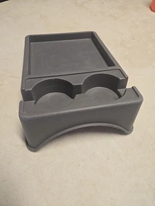 Vintage Gray Rubber Queen Center Console Organizer Cup Holder 5127 - Bild 1 von 11