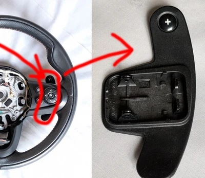 paletta volante destra R DX right 2014-2023 MINI F54 F55 F56 F57 F60 ORIGINALE Foto 1 de 4