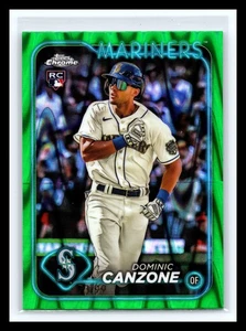 🔥 2024 Topps Cromo Dominic Canzone Refractor Onda Verde RC Serie # 73/99 - Imagen 1 de 2