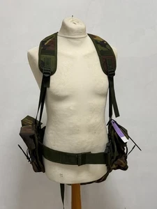 British Army Surplus Woodland DPM Webbing Set and Pouches Belt Yoke #2 PLCE. - Bild 1 von 3