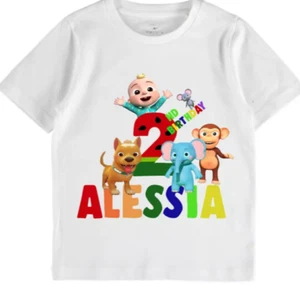 Cocomelon personalised tee tshirt top clothes kids - Picture 1 of 1