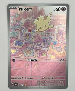 Pokemon Milcery 152/142 Sv07: Stellar Crown Holo Illustration Rare TCG NM - Bild 1 von 2
