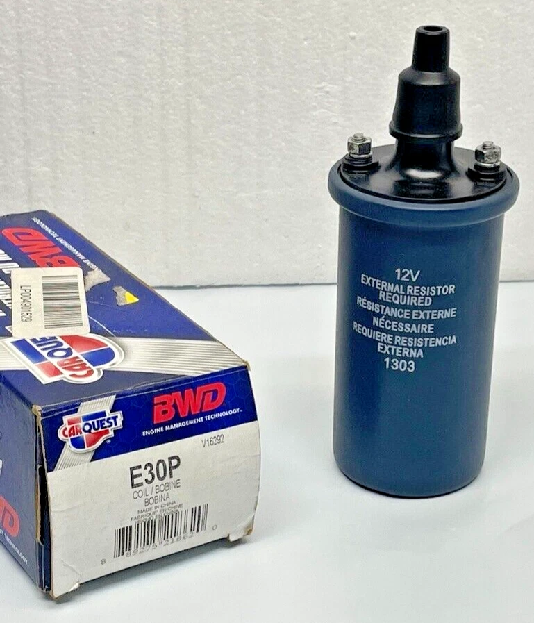 E30P Carquest / BWD Igintion Coil, Navy Blue in color, 12v - Image 1 of 4