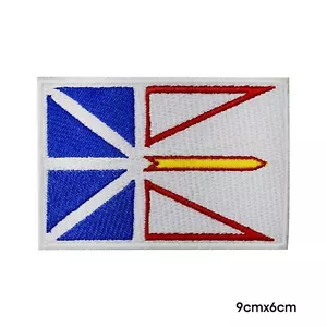 Newfoundland flag patch, newfoundland patch, Embroidered Iron on patch - Picture 1 of 1