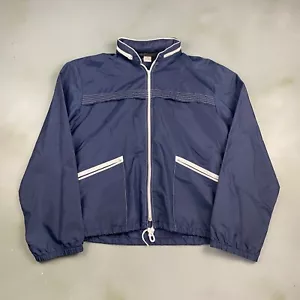 VINTAGE 90s ORVIS Navy Light Windbreaker Jacket sz Medium Men Adult - Picture 1 of 9