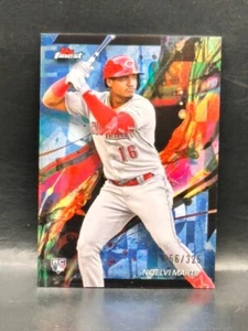 2024 Topps Finest Noelvi Marte RC Sky Blue 56/325 #10 Cincinnati Reds Rookie - Picture 1 of 2