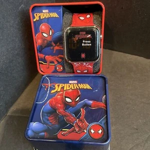 Youth Spiderman Silicone Strap LCD Watch New - Picture 1 of 3