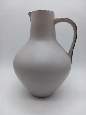 Bückeburg Kunstkeramik Krug Vase  Keramik Albert Comes Keramikkrug grau 50er - Bild 1 von 4