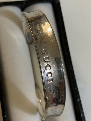 Bellissimo bracciale Gucci vintage anni 60 in argento sterling 925
