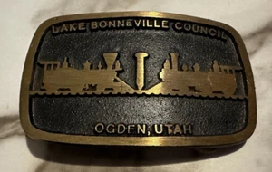 BSA Lake Bonneville Council Gürtelschnalle neuwertig - Bild 1 von 2
