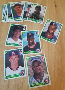 1990 Score Baseball 1st Round Pick 20 Card Subset,  Frank Thomas RC, NrMt+