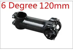Bicycle Stem Road Bike Stem 6/17 Degree Carbon Fiber Stem Bicycle Accessories - Picture 1 of 35