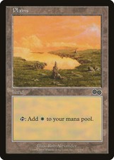 Plains (334) Urza's Saga NM Basic Land MAGIC THE GATHERING MTG CARD ABUGames