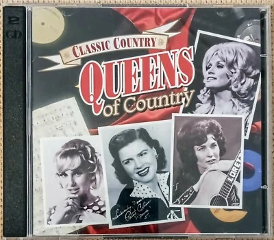 Time Life Music QUEENS OF COUNTRY : 2 Disc CD Set 2003 Classic Made in USA  - Image 1 of 2