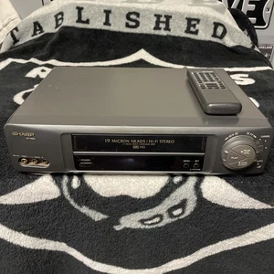 Vintage Sharp VHS / VCR Kassettenspieler VC-H954U mit Fernbedienung getestet funktioniert - Bild 1 von 10