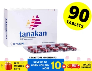 Tanakan 40mg X 90 Tablet Ginkgo Biloba Extract 100% ORIGINAL - Picture 1 of 6