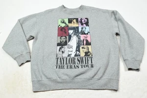 Taylor Swift Official Eras Tour Pullover Damen Large grau Langarm Fleece - Bild 1 von 11