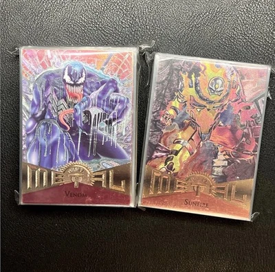 1995 年漫威金属 61 张卡部分套装闪光灯、爆破器、无杜普 — 第 1/4 张图片