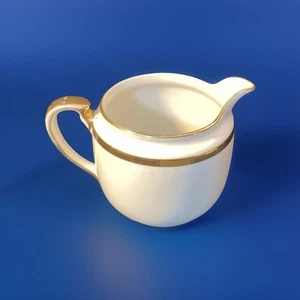 Vintage Noritake Japan Creamer-Hand Painted Gold Rim - Picture 1 of 4