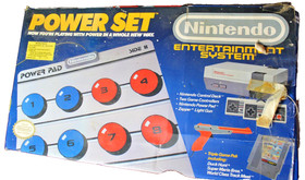 NES Nintendo Entertainment Power Set Box Foam Pad Gun No Console