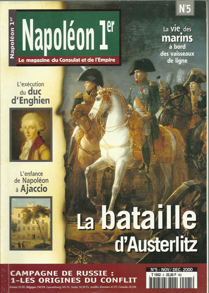 Napoléon 1er le magazine du consulat et de l'empire n° 5 bataille d'Austerlitz - Photo 1/1