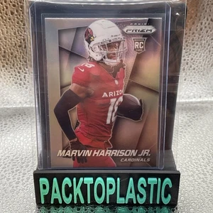 2024 Panini Prizm Silver Throwback Marvin Harrison Jr Rookie RC Holo Rainbow B4 - Picture 1 of 2