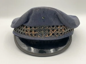 Cane Banded Pershing Bus Driver Hat Tailored Exclusively For Trailways - As Is - Picture 1 of 10