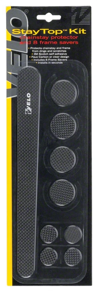 Vaina Velo StayTop y 8 ahorradores de cuadro de carbono sintético Foto 1 de 1