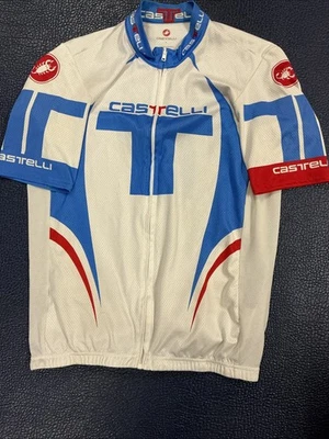 Jersey de ciclismo Castelli para hombre XL manga corta cremallera completa Foto 1 de 3