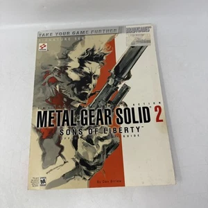 Metal Gear Solid 2 Sons of Liberty Guide Strategy Book Good Shape With Poster - Picture 1 of 12