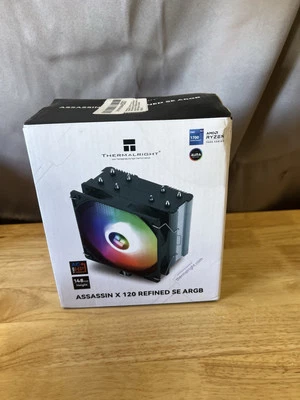 Ventilador de refrigeração Thermalright Assassin X 120 refinado SE ARG AMD Ryzen novo em folha - Imagem 1 de 2