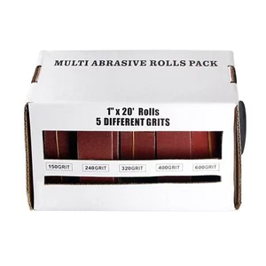 5 Körnungen Schmirgel Tuch Rolle, 150 240 320 400 600 Körnung Schleifmittel Schleifpapier Set f... - Bild 1 von 7