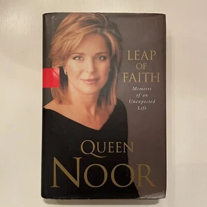 Leap of Faith Signed by Queen Noor Al Hussein Autographed Hardback First Edition - Picture 1 of 5