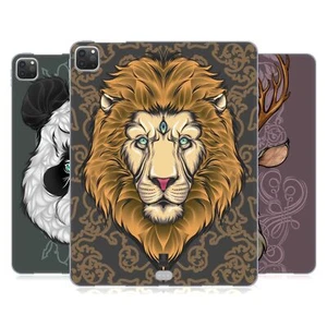 HEAD CASE DESIGNS DECORATIVE ANIMAL FACES SOFT GEL CASE FOR APPLE SAMSUNG KINDLE - Picture 1 of 8