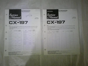 Pioneer CX-197 Cassette Mechanism Unit Factory Service Manual CRT1328, CRT1428 - Picture 1 of 4