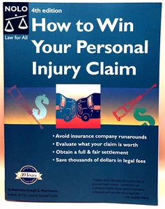 How to Win Your Personal Injury Claim -2002 - NOLO Press - FAST SHIPPING - Imagen 1 de 4
