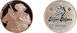 Mad Mules General Pancho Villa Vintage Tribute Series 1 oz 999 Silver Proof - Picture 1 of 2