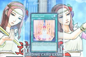 Yugioh Spell Card Ritual Cage THSF-EN055 1st Edition Super Rare - Picture 1 of 2