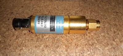 RF Detector Crystal 18GHz TESTED OK SMA connector Low Barrier Schottky HP 8742B - Image 1 of 4