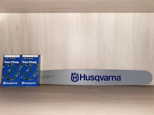 Husqvarna Original Schiene 24“ 60cm 3/8 HN Inkl. 2 VM Sägeketten - Bild 1 von 1