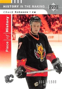 2002-03 UD Piece of History #125 Chuck Kobasew HM RC /1500 - Picture 1 of 2