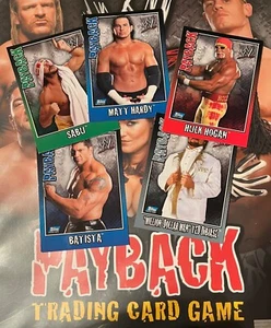 WWE WWE RAW Topps UK 2006 Payback Wrestling trading Cards Pack Fresh - Pick One - Picture 1 of 203
