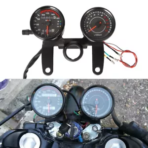 Motorcycle Speedometer Tachometer Odometer Tacho Gauge For Honda Yamaha Kawasaki - Picture 1 of 12