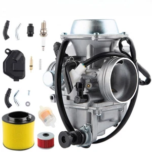 Carburetor Kit Silver Carby For Honda Rancher 350 TRX350 FM TM TE FE 2000-2006 - Picture 1 of 14