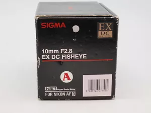 Sigma 10mm f/2.8 EX DC HSM Fisheye Lens for Nikon DX Digital Cameras - Picture 1 of 5